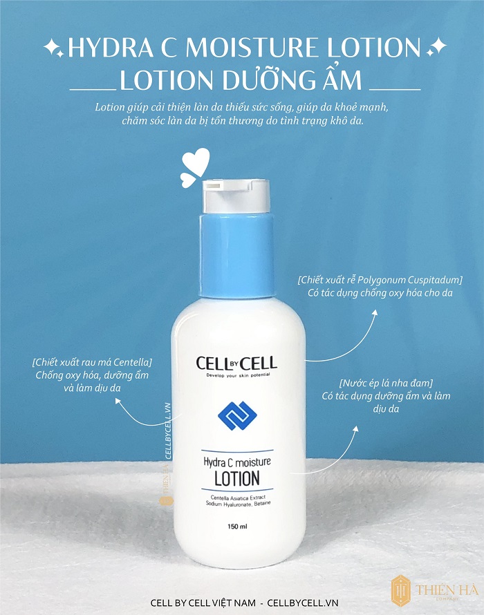 Lotion cấp nước, dưỡng ẩm Hydra C Moisture